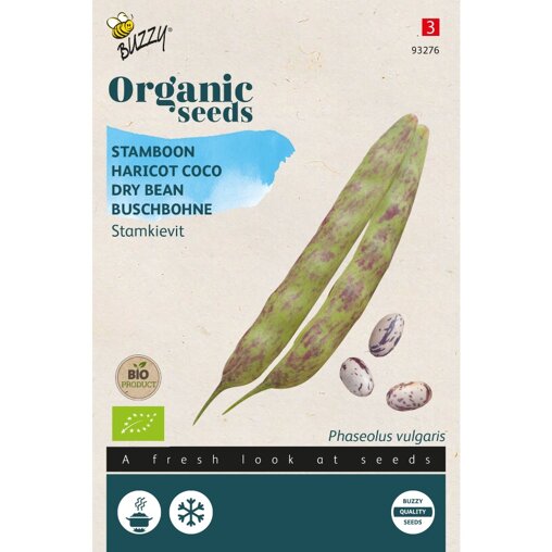 Buzzy ® Bio Lage Stamslaboon Kievit Voorzijde